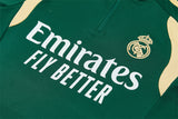 Real Madrid 26/27 Dark Green/Cream Training Tracksuit Set