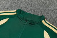 Real Madrid 26/27 Dark Green/Cream Training Tracksuit Set