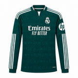 Real Madrid 26/27 Dark Green/White 3 Stripes Away Long Sleeve Jersey
