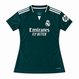 Real Madrid 26/27 Dark Green/White 3 Stripes Away Woman Jersey