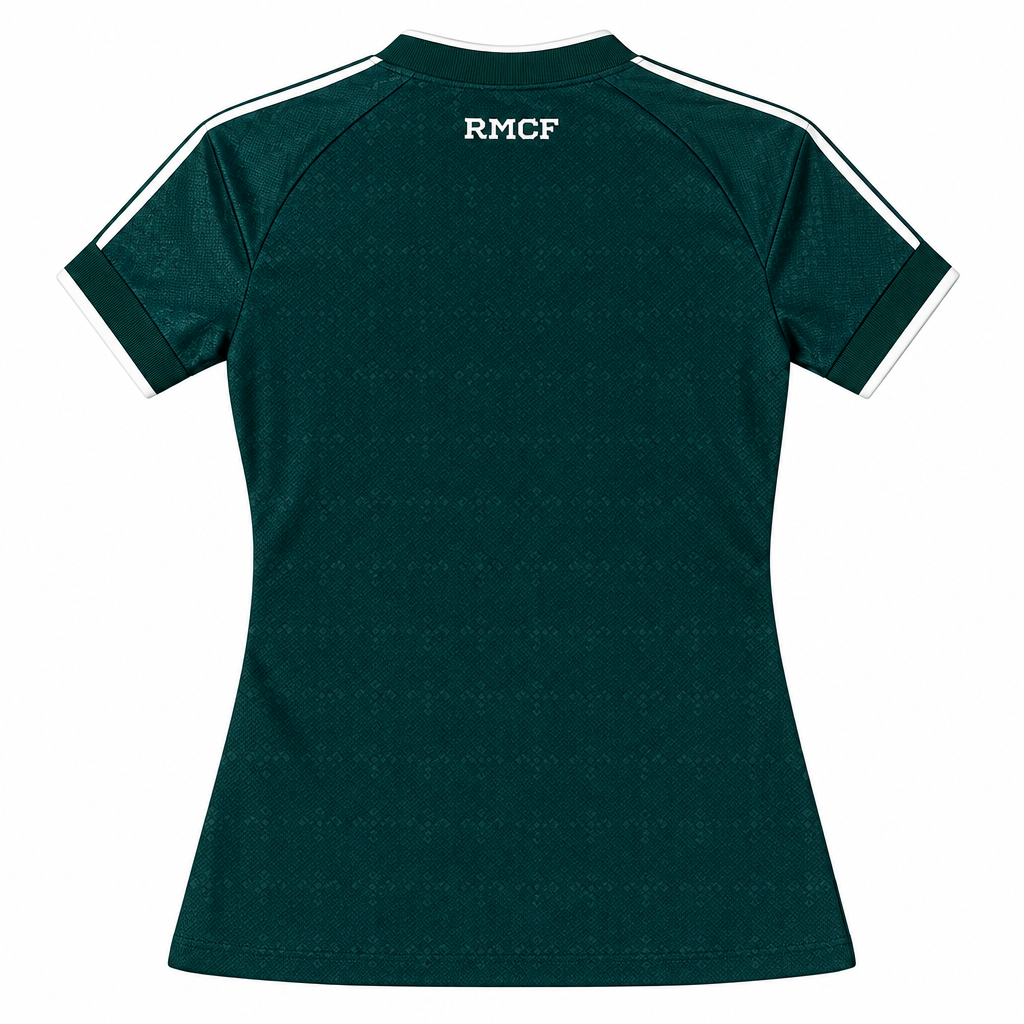 Real Madrid 26/27 Dark Green/White 3 Stripes Away Woman Jersey