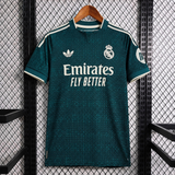 Real Madrid 26/27 Dark Green/White Stripes Away Jersey