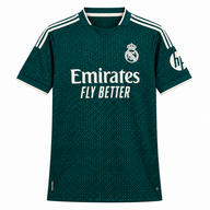 Real Madrid 26/27 Dark Green/White Stripes Away Jersey