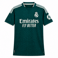 Real Madrid 26/27 Dark Green/White Stripes Away Jersey