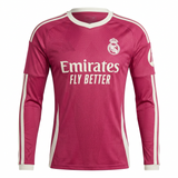 Real Madrid 26/27 Dark Pink/Ivory 3rd Long Sleeves Jersey