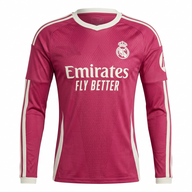 Real Madrid 26/27 Dark Pink/Ivory 3rd Long Sleeves Jersey