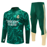 Real Madrid 26/27 Green Camouflage/Graphic Training Tracksuit Set