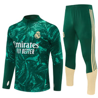 Real Madrid 26/27 Green Camouflage/Graphic Training Tracksuit Set