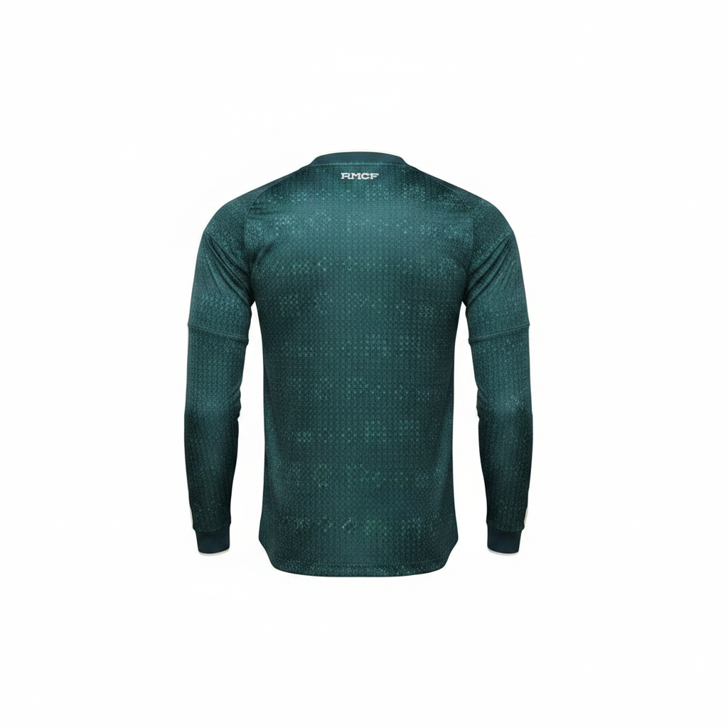 Real Madrid 26/27 Green/White Stripes Away Long Sleeve Player Version Jersey