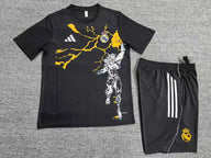 Real Madrid 26/27 Marvel Avenger Black Kids Jersey Set