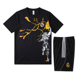 Real Madrid 26/27 Marvel Avenger Black Kids Jersey Set