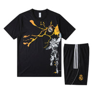 Real Madrid 26/27 Marvel Avenger Black Kids Jersey Set