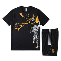 Real Madrid 26/27 Marvel Avenger Black Kids Jersey Set