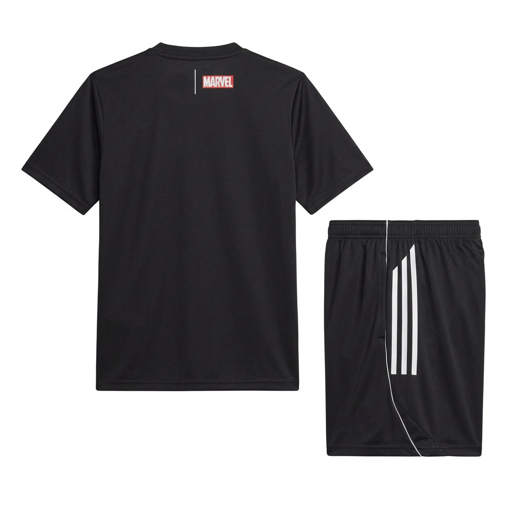 Real Madrid 26/27 Marvel Avenger Black Kids Jersey Set
