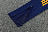 Real Madrid 26/27 Navy and White with Orange Stripes Training Tracksuit Set