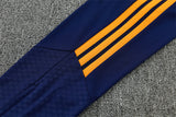 Real Madrid 26/27 Navy and White with Orange Stripes Training Tracksuit Set