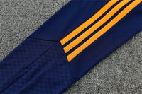 Real Madrid 26/27 Navy and White with Orange Stripes Training Tracksuit Set