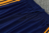 Real Madrid 26/27 Navy and White with Orange Stripes Training Tracksuit Set