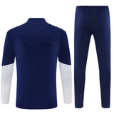 Real Madrid 26/27 Navy and White with Orange Stripes Training Tracksuit Set