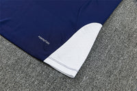 Real Madrid 26/27 Navy and White with Orange Stripes Training Tracksuit Set