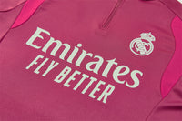 Real Madrid 26/27 Pink and White Training Tracksuit Set
