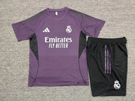 Real Madrid 26/27 Purple Training Kids Jersey Set