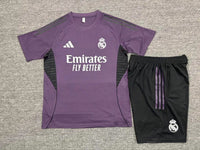 Real Madrid 26/27 Purple Training Kids Jersey Set