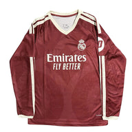 Real Madrid 26/27 Red/White Stripes 3rd Long Sleeve Jersey