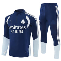 Real Madrid 26/27 Royal Blue/White Training Tracksuit Set