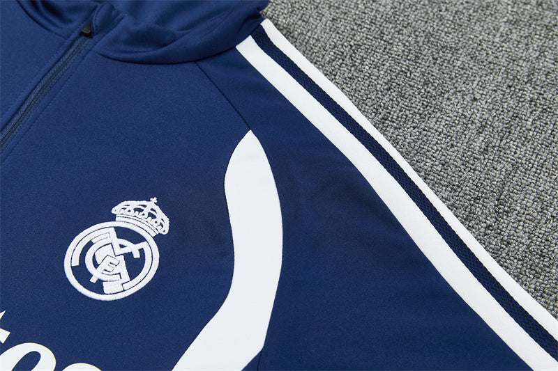 Real Madrid 26/27 Royal Blue/White Training Tracksuit Set