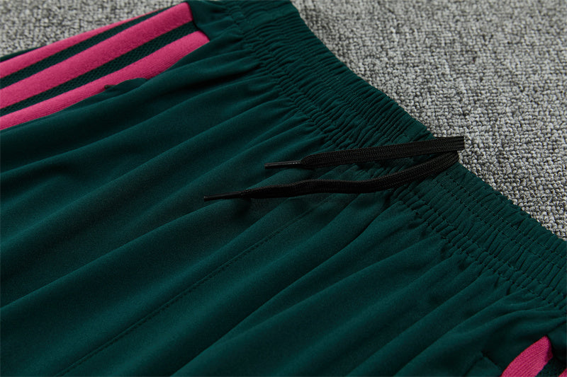 Real Madrid 26/27 White and Green/Pink Training Tracksuit Set