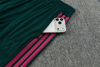 Real Madrid 26/27 White and Green/Pink Training Tracksuit Set