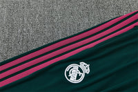Real Madrid 26/27 White and Green/Pink Training Tracksuit Set