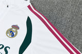 Real Madrid 26/27 White and Green/Pink Training Tracksuit Set