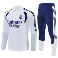 Real Madrid 26/27 White/Dark Blue Training Tracksuit Set