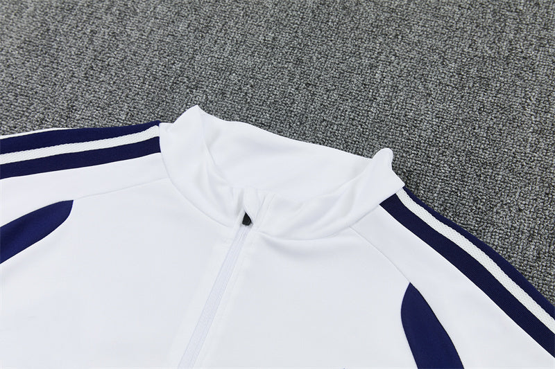 Real Madrid 26/27 White/Dark Blue Training Tracksuit Set