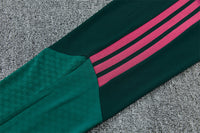 Real Madrid 26/27 White/Green Edges/Fuchsia Tracksuit Set