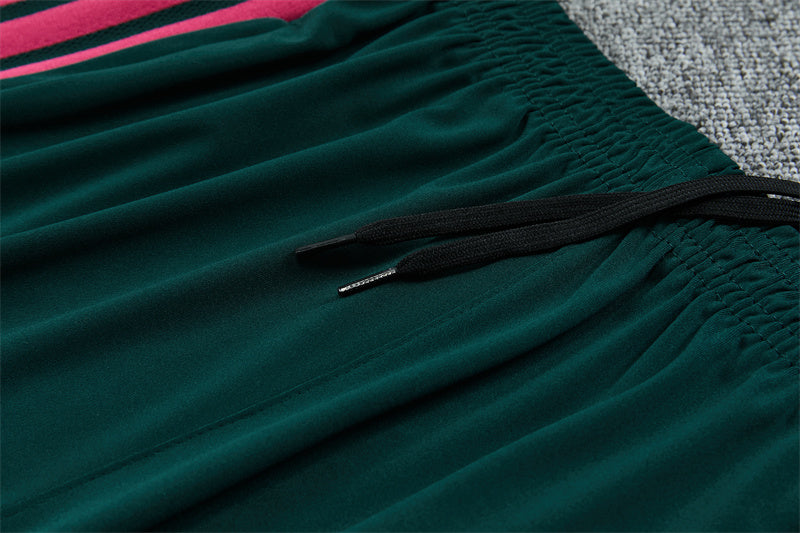 Real Madrid 26/27 White/Green Edges/Fuchsia Tracksuit Set