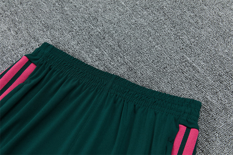 Real Madrid 26/27 White/Green Edges/Fuchsia Tracksuit Set