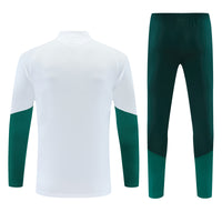 Real Madrid 26/27 White/Green Edges/Fuchsia Tracksuit Set