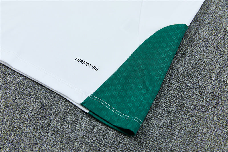 Real Madrid 26/27 White/Green Edges/Fuchsia Tracksuit Set