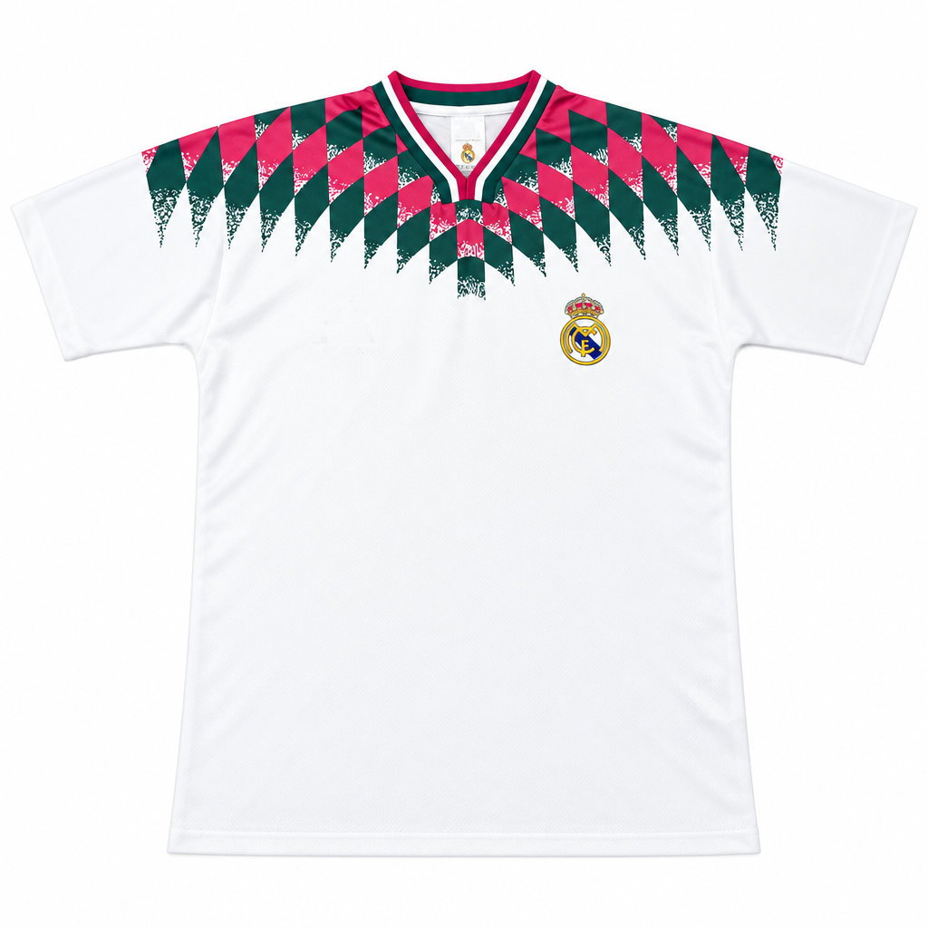 Real Madrid 26/27 White/Green/Red Training Jersey