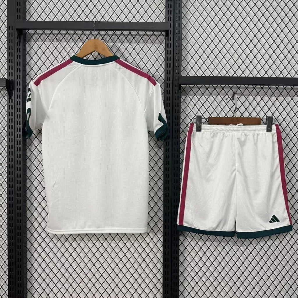 Real Madrid 26/27 White/Maroon Home Kids Jersey Set