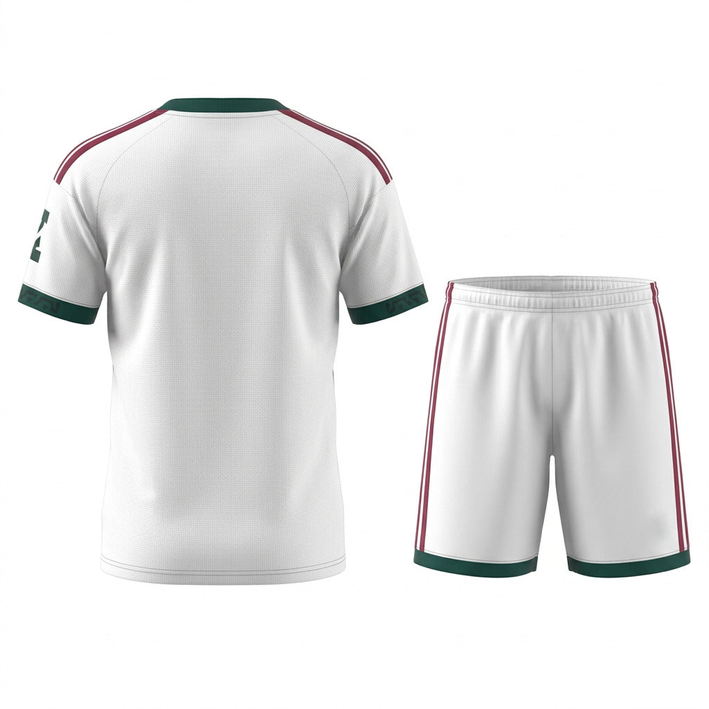 Real Madrid 26/27 White/Maroon Home Kids Jersey Set