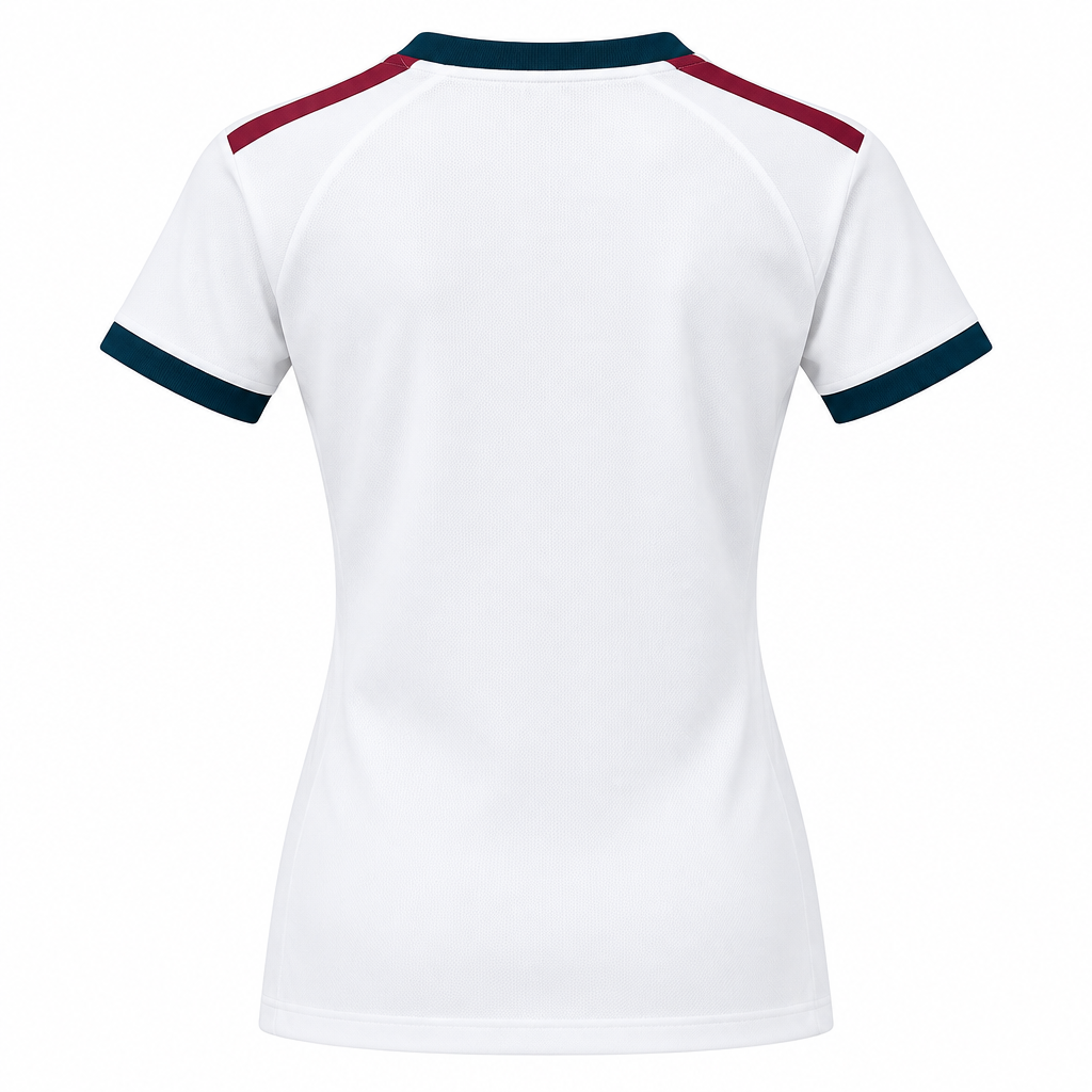 Real Madrid 26/27 White/Maroon Home Woman Jersey