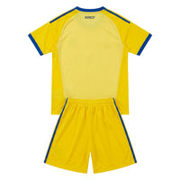 Real Madrid 26/27 Yellow/Black Goalkeeper Kids Jersey Set