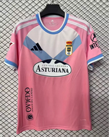Real Oviedo 26/27 Pink/Blue Third Jersey