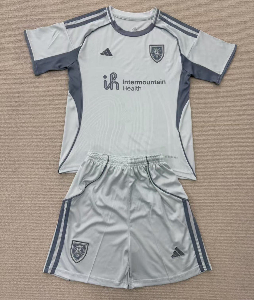 Real Salt Lake City 25/26 Pre-Game Kids Jersey Set