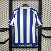 Real Sociedad 2002/03 Retro Blue/White Home Jersey