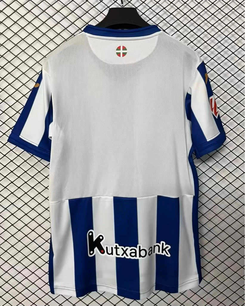 Real Sociedad 26/27 Blue/White Stripe Home Jersey